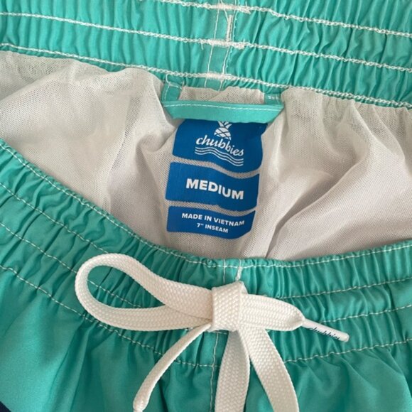 Chubbies Men’s Medium Swim Trunks 7” Inseam Colorblock Splatter Print - Picture 5 of 5